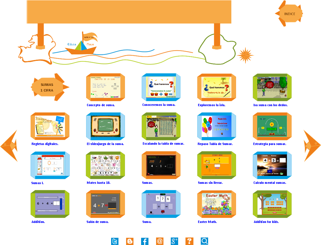 Juegos para Aprender a Sumar - Educanave